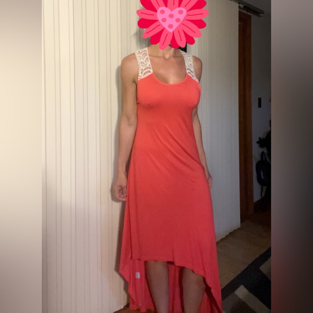 Raviya orange summer dress